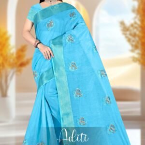 Cotton saree